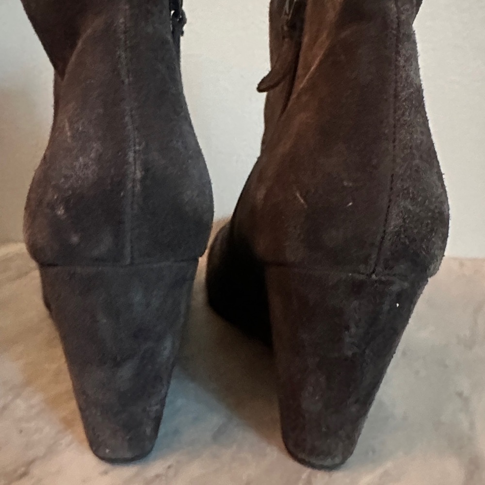 Dolce Vita Suede Wedge Ankle Boots Women’s Size 9 - Picture 4 of 5